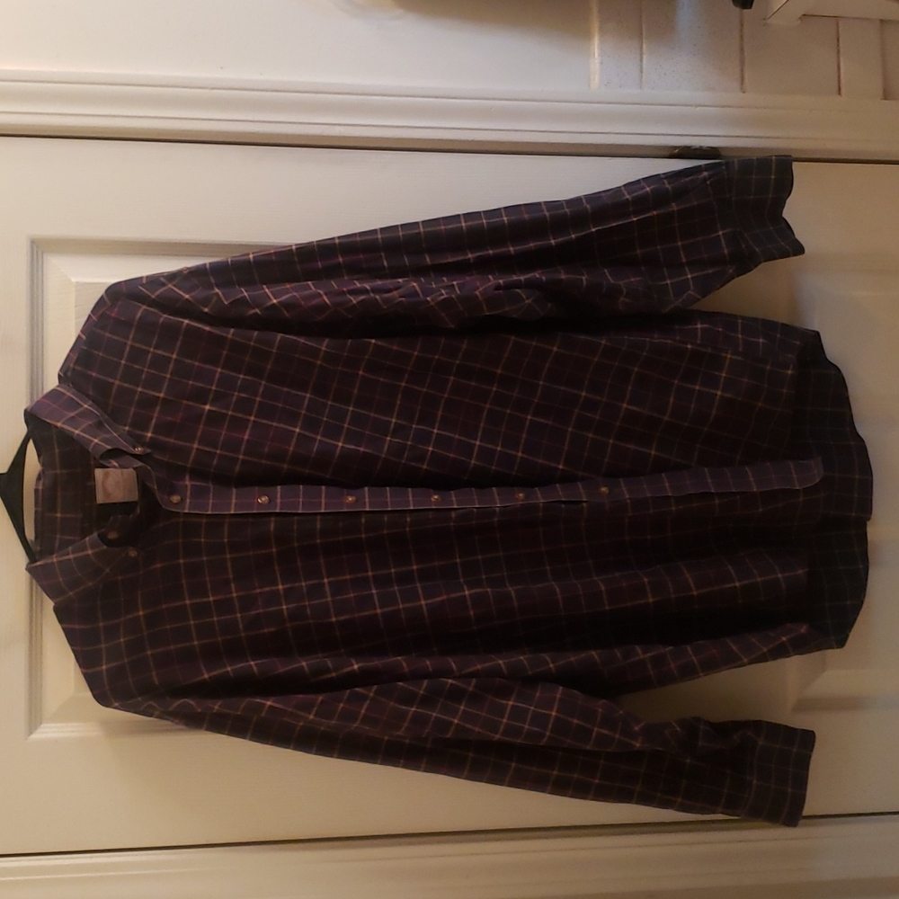 Brooks Brothers Plaid Button Down Shirt Size Large